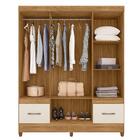 Guarda Roupa Casal Ms912 6 Portas E 2 Gavetas Com Espelho - M