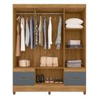 Guarda Roupa Casal Ms912 6 Portas E 2 Gavetas - Moval