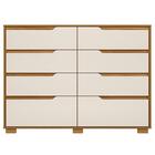 Guarda Roupa Casal Ms912 Com Espelho E Cômoda Georgia Freijó