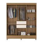 Guarda Roupa Casal Munique Com Espelho 8 Portas 2 Gavetas Ame