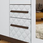 Guarda Roupa Casal Murano 6 Portas Café/branco - Henn