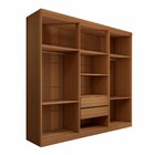 Guarda-roupa Casal Mykonos 6 Portas 2 Gavetas Com Espelho Cin