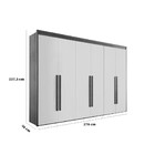 Guarda Roupa Casal Nápole 6 Portas Rufato