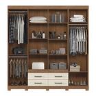 Guarda Roupa Casal Nápoles 8.4 8 Portas 4 Gavetas Com Pés - S