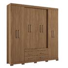 Guarda Roupa Casal Nápoles 8.4 8 Portas 4 Gavetas Com Pés - S