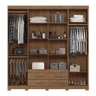 Guarda Roupa Casal Nápoles 8.4 8 Portas 4 Gavetas Com Pés - S
