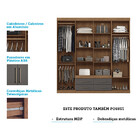 Guarda-roupa Casal Nápoles 8 Pt 4 Gv Jatobá E Grafite