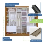 Guarda-roupa Casal Nápoli 3 Portas 6 Gavetas Carvalho - Minas