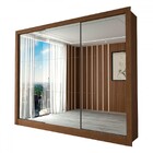 Guarda-roupa Casal Nevada 3 Portas 3 Gavetas Com Espelho Cina