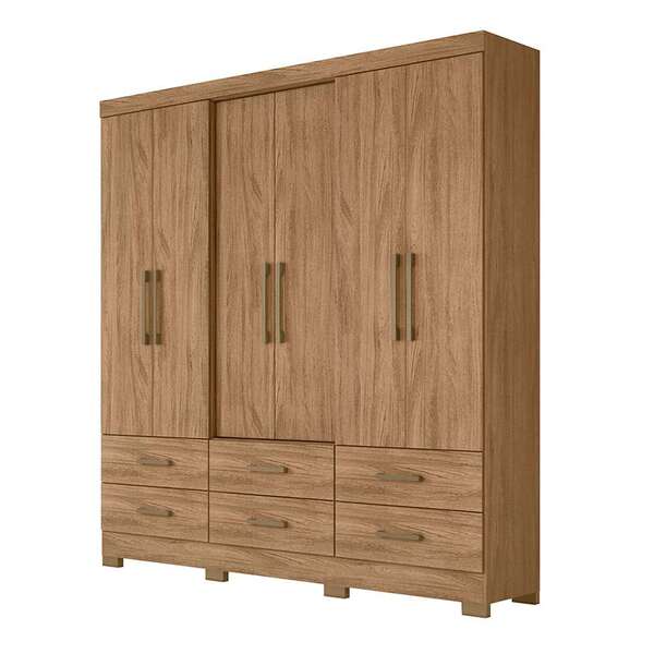 Guarda-roupa Casal Nevada 6 Pt 6 Gv Damasco