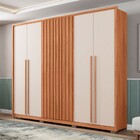 Guarda-roupa Casal New Comodus 6 Portas 6 Gavetas Ripado Frei