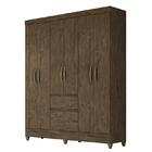 Guarda Roupa Casal New Cuba 6 Portas E 2 Gavetas - Pr Móveis