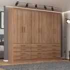 Guarda-roupa Casal New Mônaco 6 Portas 12 Gavetas Demolição -