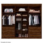 Guarda-roupa Casal Nobre 6 Portas 8 Gavetas Avelã Ipê/off Whi