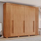 Guarda-roupa Casal Norton 6 Portas 4 Gavetas Flex Nature - He
