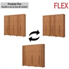 Guarda-roupa Casal Norton 6 Portas 4 Gavetas Flex Nature - He