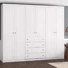 Guarda Roupa Casal Nova York 6 Portas 4 Gavetas Espresso Móve