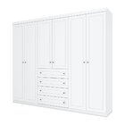 Guarda Roupa Casal Nova York 6 Portas 4 Gavetas Espresso Móve