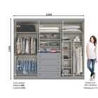 Guarda Roupa Casal Nova York 6 Portas 4 Gavetas Espresso Móve