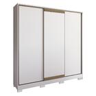 Guarda Roupa Casal Oásis 3 Portas Deslizante Com Pés - Santos