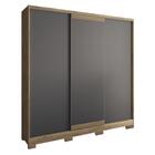 Guarda Roupa Casal Oásis 3 Portas Deslizante Com Pés - Santos