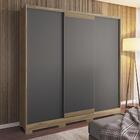 Guarda Roupa Casal Oásis 3 Portas Deslizante Com Pés - Santos