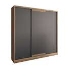 Guarda-roupa Casal Oasis 3 Pt 3 Gv Atacama E Grafite