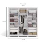Guarda-roupa Casal Odda I 2 Pt 4 Gv Branco