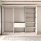 Guarda-roupa Casal Odisseia 6 Portas 2 Gavetas Branco - Panor