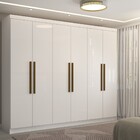 Guarda-roupa Casal Odisseia 6 Portas 2 Gavetas Branco - Panor