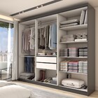 Guarda-roupa Casal Odisseia 6 Portas 2 Gavetas Com Espelho Pr