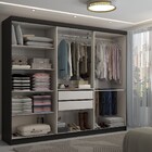 Guarda-roupa Casal Odisseia 6 Portas 2 Gavetas Com Espelho Pr