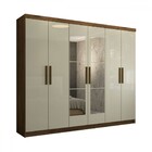 Guarda-roupa Casal Odisseia 6 Portas 2 Gavetas Com Espelho Te