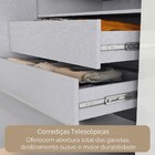 Guarda-roupa Casal Odisseia 8 Portas 4 Gavetas Cinamomo/off W