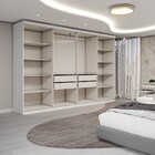 Guarda-roupa Casal Odisseia 8 Portas 4 Gavetas Com Espelho Br