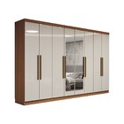 Guarda-roupa Casal Odisseia 8 Portas 4 Gavetas Com Espelho Ci