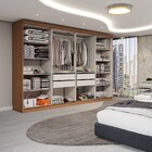 Guarda-roupa Casal Odisseia 8 Portas 4 Gavetas Com Espelho Ci