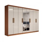 Guarda-roupa Casal Odisseia 8 Portas 4 Gavetas Com Espelho Ci