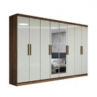 Guarda-roupa Casal Odisseia 8 Portas 4 Gavetas Com Espelho Ip