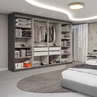 Guarda-roupa Casal Odisseia 8 Portas 4 Gavetas Onix - Panoram