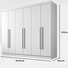 Guarda Roupa Casal Olímpia 6 Portas 6 Gavetas Divisao Ele E E