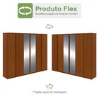 Guarda-roupa Casal Ollie 6 Portas 6 Gavetas Com Espelho Frass