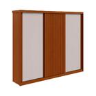 Guarda-roupa Casal Ollie Sem Pés 3 Portas 6 Gavetas Frassino