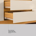 Guarda-roupa Casal Ópera 6 Portas 4 Gavetas Com Espelho Cinam