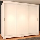 Guarda-roupa Casal Oregon 3 Portas 3 Gavetas Branco - Panoram