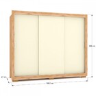 Guarda-roupa Casal Oregon 3 Portas 3 Gavetas Ipe/off White -