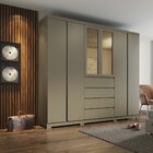 Guarda-Roupa Casal Ornato D211 6 Portas 4 Gavetas Henn