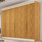 Guarda-roupa Casal Oslo 6 Portas 6 Gavetas 100% Mdf Peroba -