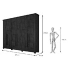 Guarda Roupa Casal Ouro Preto 06 Portas 06 Gavetas Valverde -