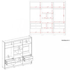 Guarda Roupa Casal Ouro Verde 6 Portas Com Espelho - Móveis A